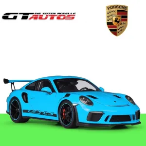 1:18 Porsche 911 GT3 RS Alloy Model Car Mini Statue Animal Crossing Biology Model