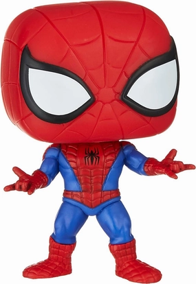 Diorama Accent Bookshelf Accent Animerad Spiderman POP! Hj?ltar Vinyl 9 cm