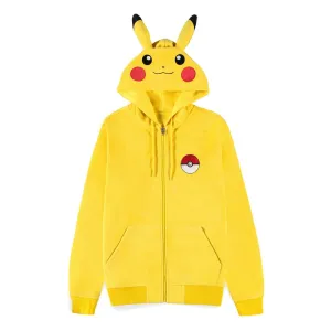 Flexible Performance Casual Performance Pok??mon Zipper Hoodie Pikachu Stl M