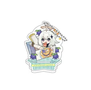 Genshin Impact Paimon Akrylfigur & Nyckelring 9 cm Anime Decor