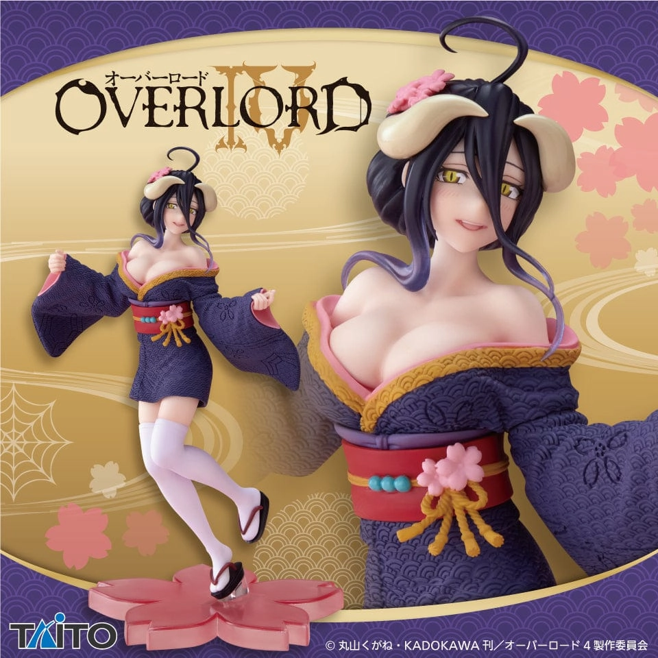 Shareable Content Designer Statue Overload IV Coreful Figure Albedo Sakura Kimono ver.
