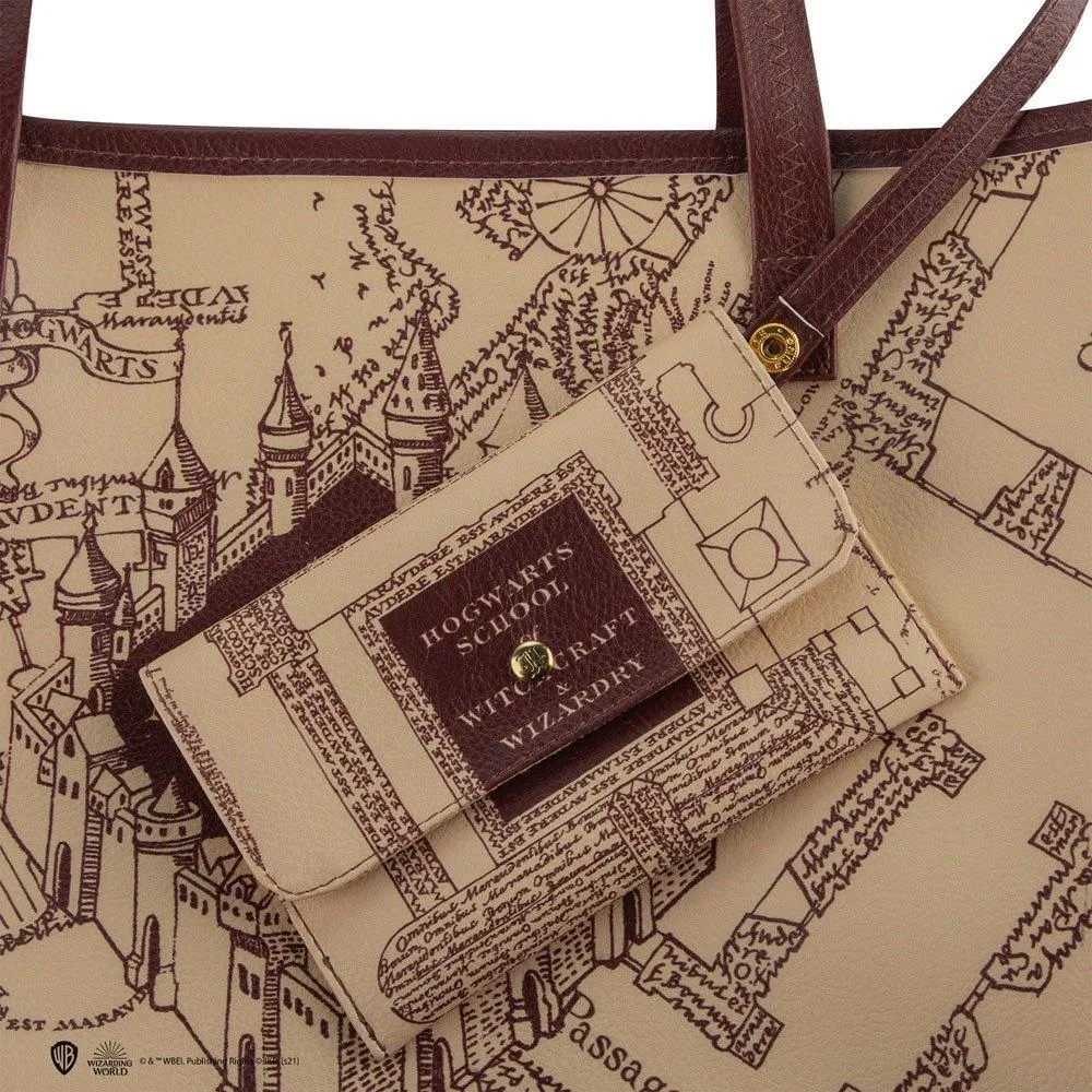 Collectible Unit Cryptid Model Harry Potter Shopping Bag & Pouch Marauder's Map