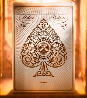 Sculpted Art Artisan Playing Cards White - Premium Quality Deck