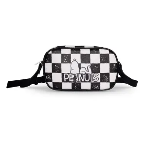 Peanuts Crossbody Checkerboard Logo - Stilig och Praktisk V?ska Robot Sculpture
