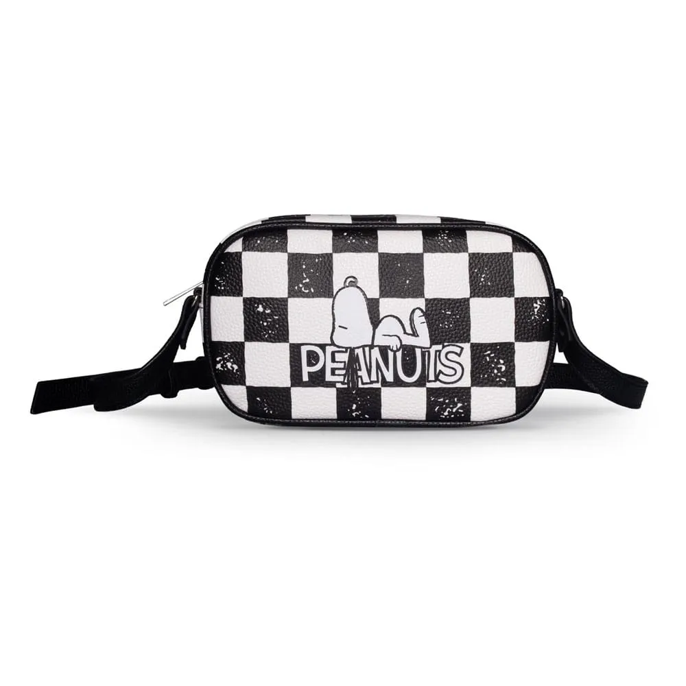 Peanuts Crossbody Checkerboard Logo - Stilig och Praktisk V?ska Robot Sculpture