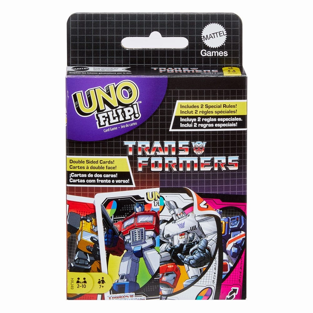 Chase Variant Transformers UNO Flip! Kortspel