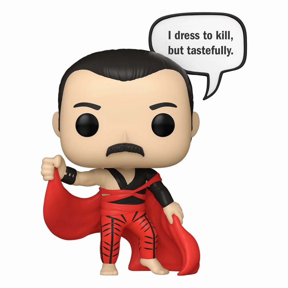 Queen POP! Rocks Vinyl Figur Freddie Mercury (I Dress to Kill) 9 cm Fan Convention Desktop Decor