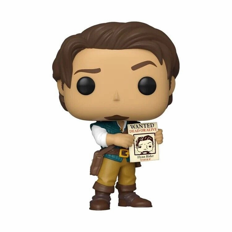 Fan Convention Limited Decor Tangled POP! Animation Figur Flynn holding Wanted Poster 9 cm