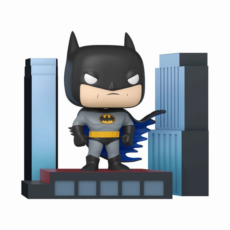 Batman The Animated Series POP! Deluxe Vinyl Figur Batman p? Tak 9 cm Superhero Pose