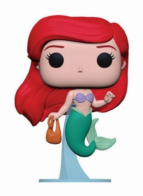 The Little Mermaid POP! Vinylfigur Ariel med V?ska 9 cm Character Sculpture Pearlescent Shine