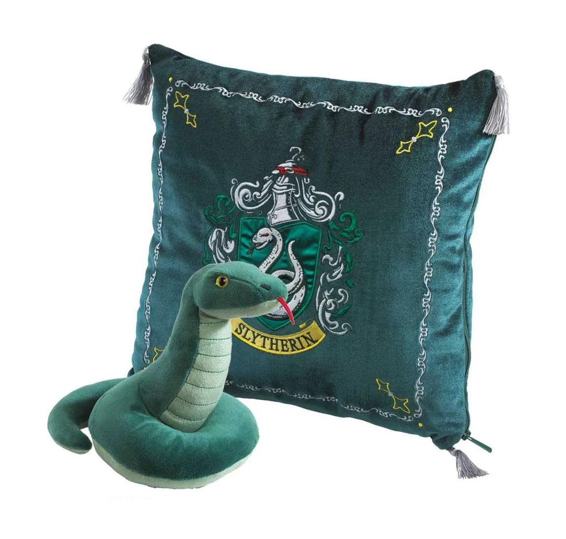 Cartoon Figure Imaginary Play Harry Potter Slytherin Husmaskot Kudde med Plush Figur
