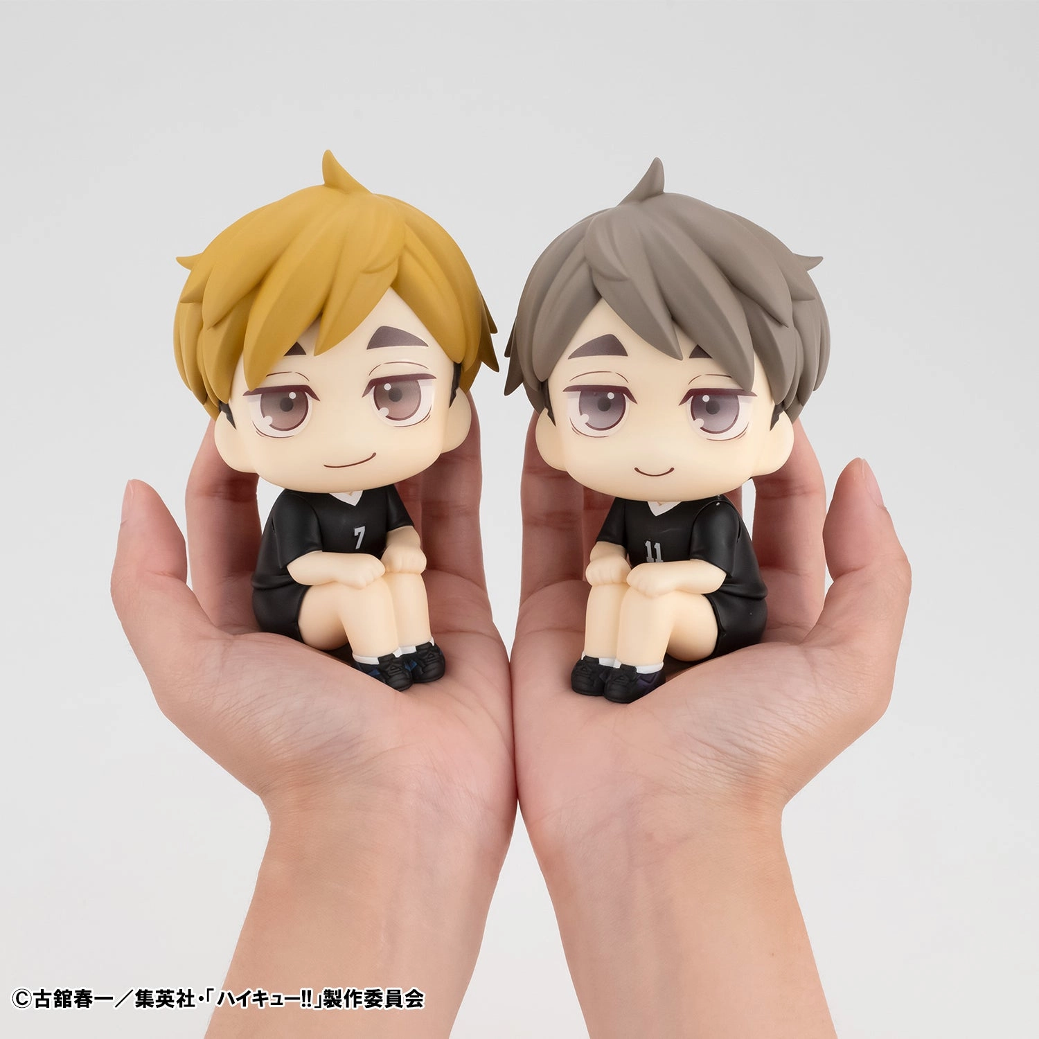 Anime Model Message Option LOOK UP SERIES Haikyu !! Atsumu Miya Uniform ver & Osamu Miya Uniform ver set??with gift: Cushions??