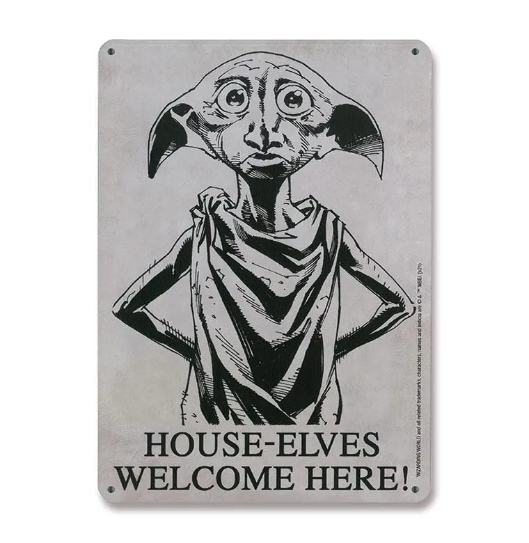 Harry Potter Tin Skylt: Hus-Alver 15 x 21 cm PVC Piece Universal Appeal