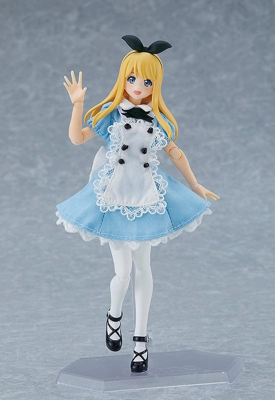 598 figma Female Body ( Alice ) with Dress + Apron Outfit Scandinavian design Collectible Character