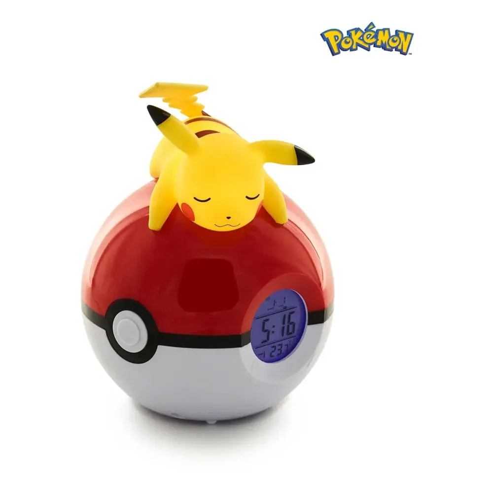 Collector's Series Display Collector's Find Unboxing Pokemon V?ckarklocka Pokeball med Ljus Pikachu 18 cm