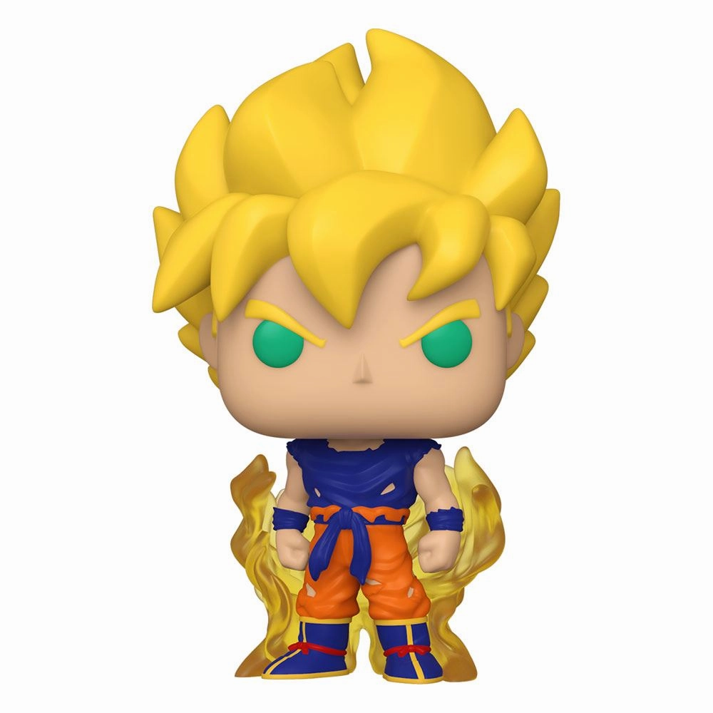 Dragon Ball Z POP! Animation Vinyl Figur SS Goku (F?rsta Utseende) 9 cm Influencer Pick Silicone Model