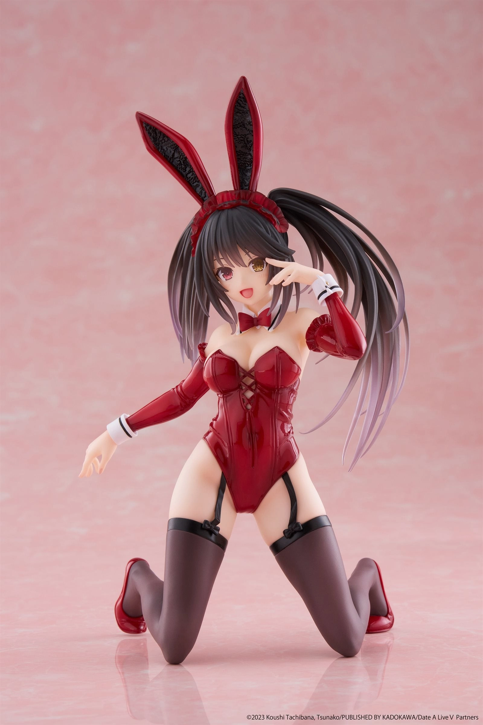 Date A Live V Desktop Cute Figure Kurumi Tokisaki (Bunny Ver) Chibi Sculpture app connected