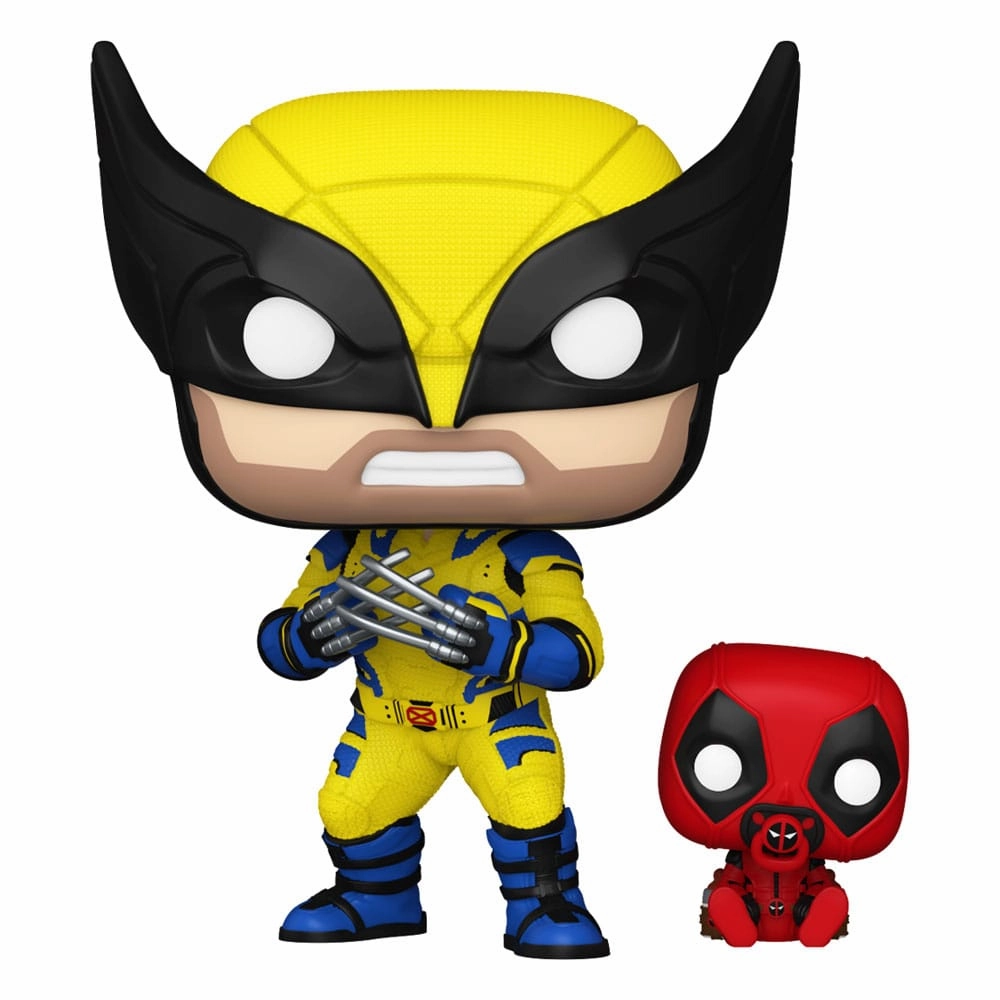 Deadpool 3 POP! Vinyl Figur Wolverine med Babypool - 9 cm Gift Idea Toy Museum
