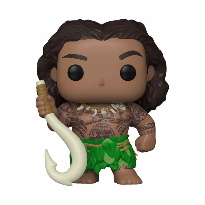 Moana 2 POP! & Buddy Vinyl Figur Maui med Fiskekrok 9 cm Chibi Statue