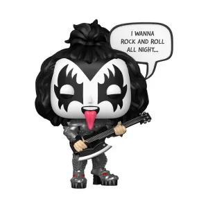 KISS POP! Sayings Figur The Demon (R&R All Night) 9 cm Collection Showcase Independent Artist