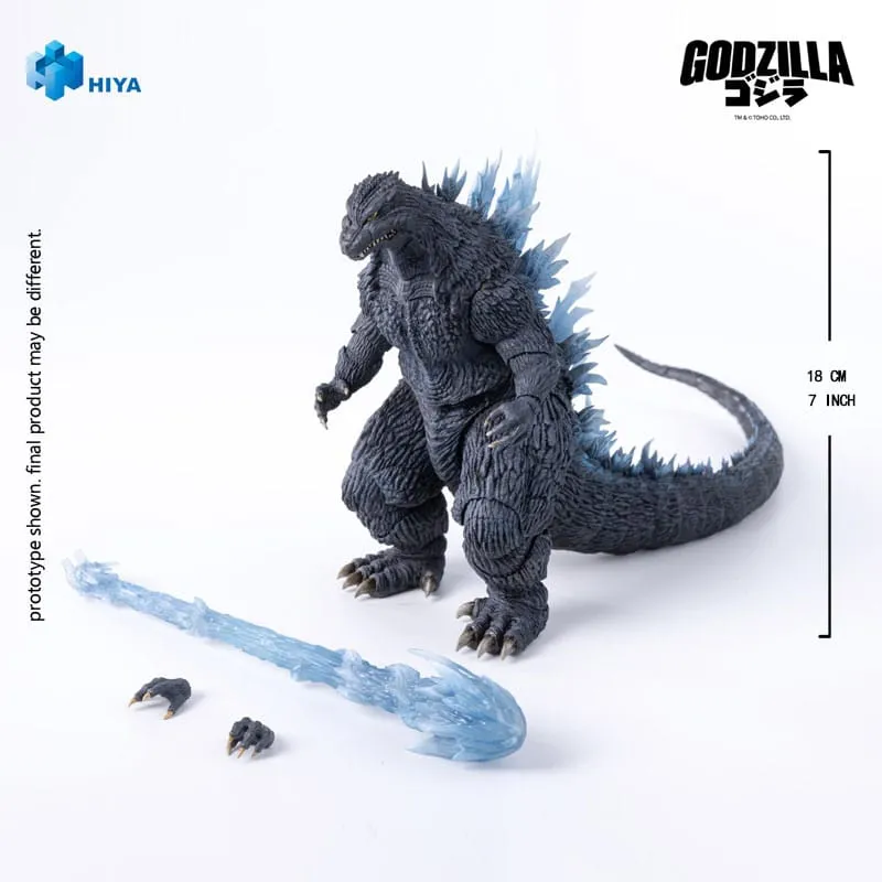 Godzilla Against Mechagodzilla (2002) Exquisite Basic Action Figur Heat Ray Godzilla 18 cm Limited Showcase Assembly Required