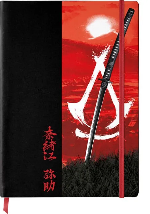 Action Piece Designer Hobby Assassin's Creed Shadows A5 Anteckningsblock - Katana Sun
