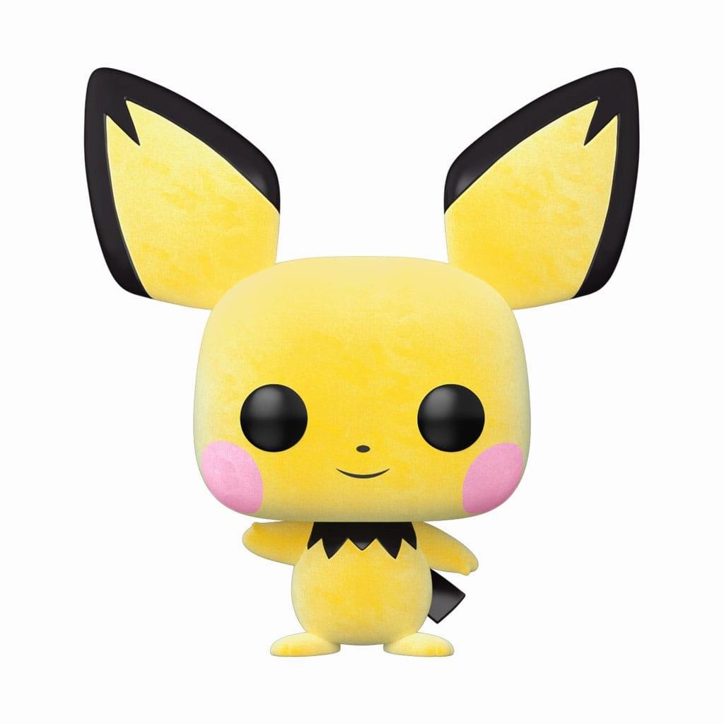 Pokemon POP! Flocked Pichu Vinylfigur - Exklusiv Version 9 cm Limited Hobby Cartoon Network