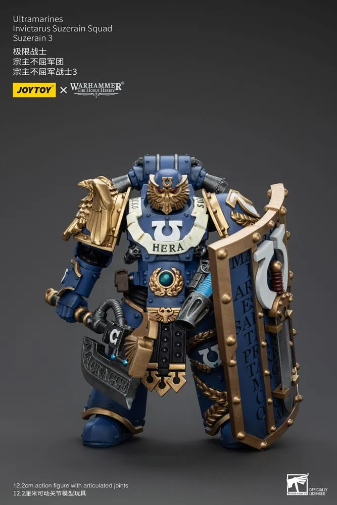 Warhammer The Horus Heresy Actionfigur 1/18 Ultramarines Invictarus Suzerain Squad 12 cm Clone Creation Mission Complete