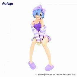 Chibi Article Collectible Model Noodle Stopper Figure Rem Room Wear Purple Color ver