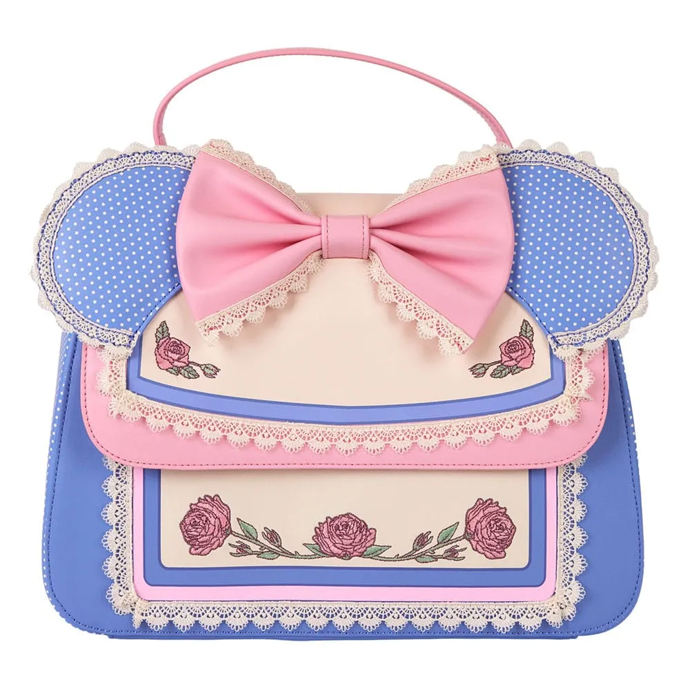 Disney by Loungefly Crossbody v?ska med Minnie Blommor och Spets?ron Character Unit