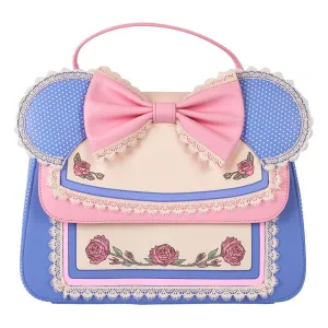 Disney by Loungefly Crossbody v?ska med Minnie Blommor och Spets?ron Character Unit