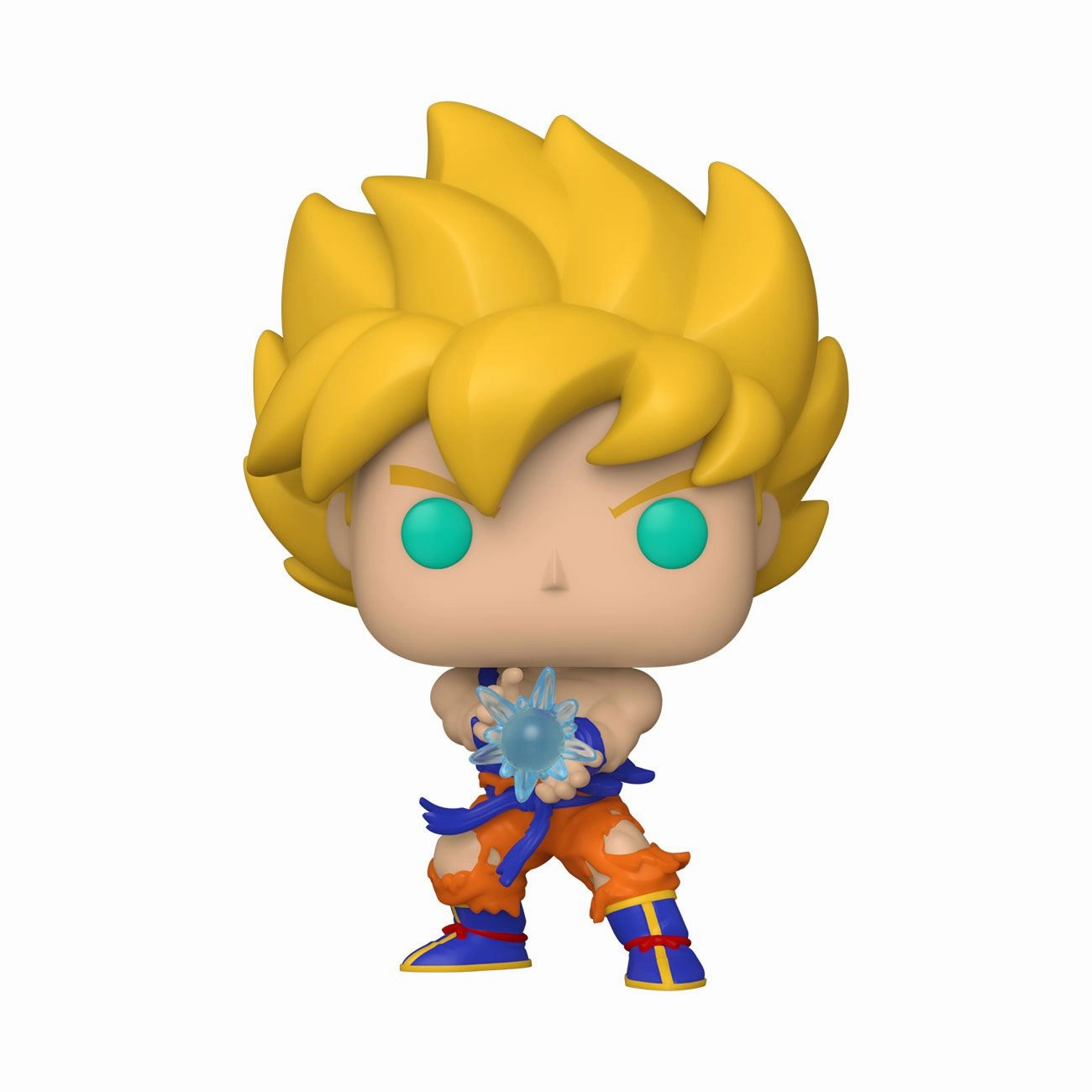 Display Base Action Character Dragon Ball Z POP! Animation Vinilfigur SS Goku med Kamehameha V?g 9 cm