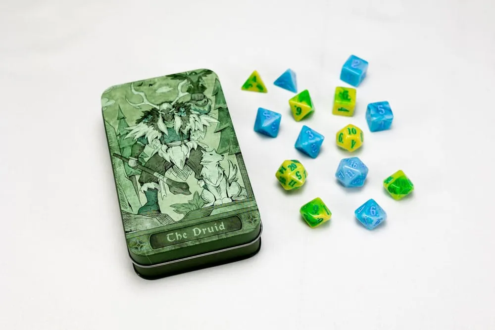 Druid RPG T?rningsset - Classic RPG Dice Set (14) Editor's Choice Manga Character