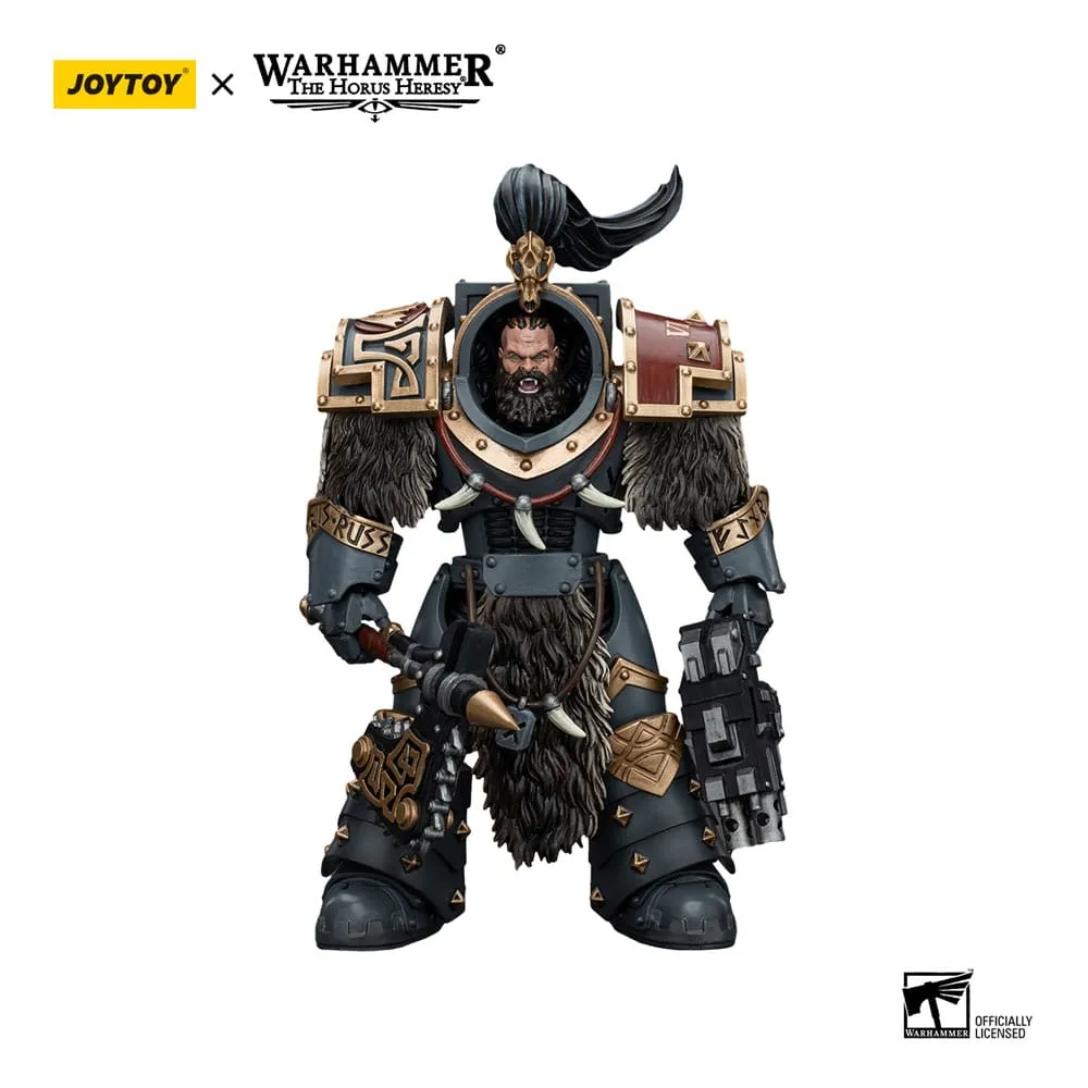 Warhammer The Horus Heresy Actionfigur 1/18 Space Wolves Varagyr Wolf Guard Squad Varagyr Thegn 12 cm Meteor shower Compliment Accept