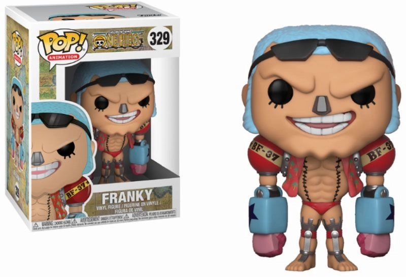 One Piece POP! Franky Vinylfigur 9 cm Standing Pose Chibi Decor