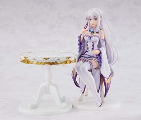 Emilia : Tea Party Ver. (rerun) 1/7th Scale Figure Collector Display