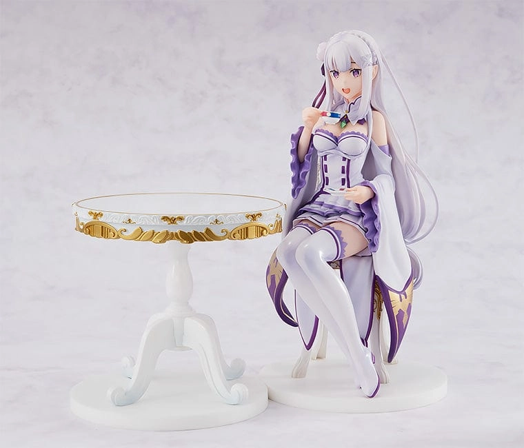 Emilia : Tea Party Ver. (rerun) 1/7th Scale Figure Collector Display