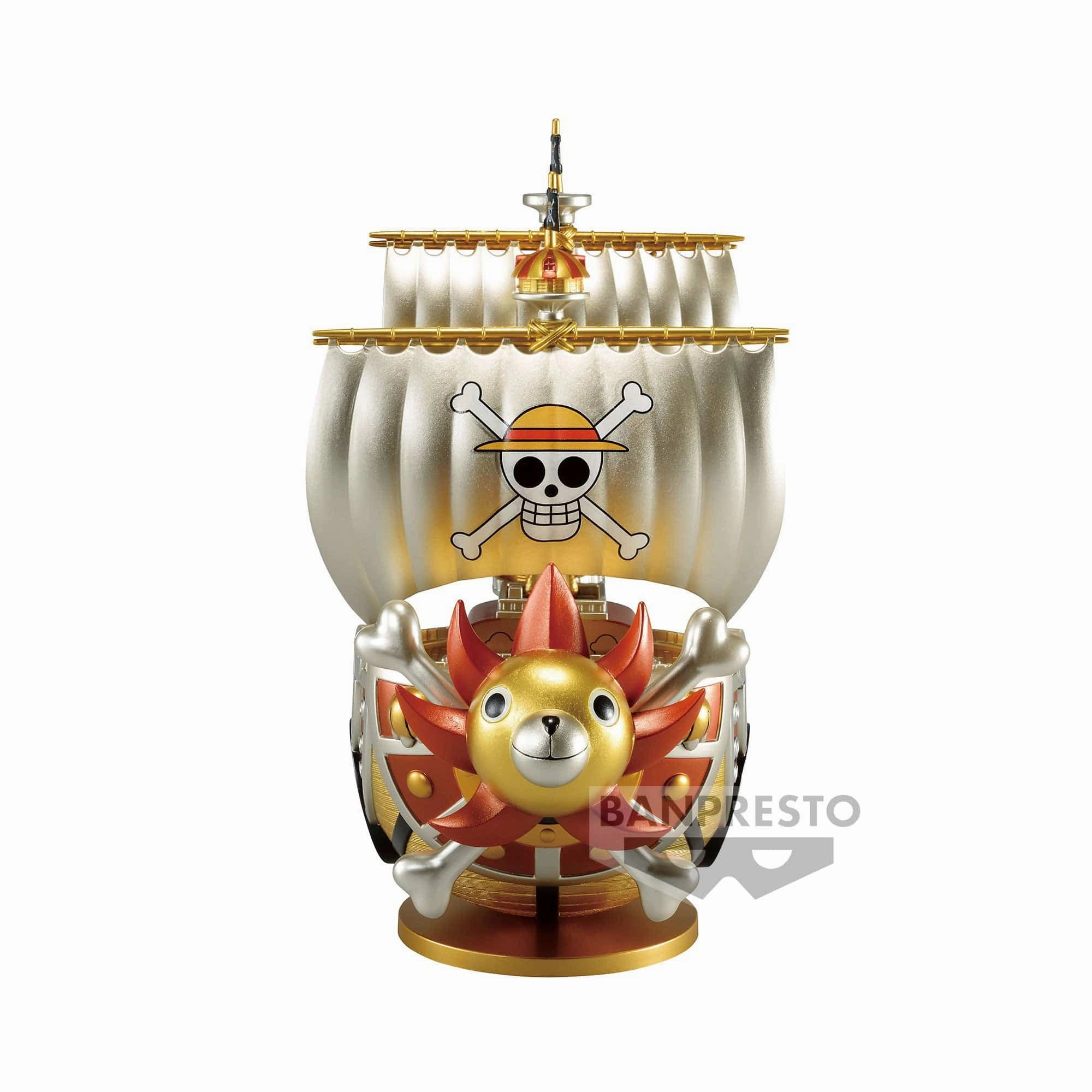 Decorative Object Ancient God ONE PIECE MEGA WORLD COLLECTABLE FIGURE SPECIAL !! GOLD COLOR - THOUSAND SUNNY