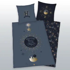 Timeless Treasure Harry Potter Duvet Set Hogwarts 135 x 200 cm / 80 x 80 cm