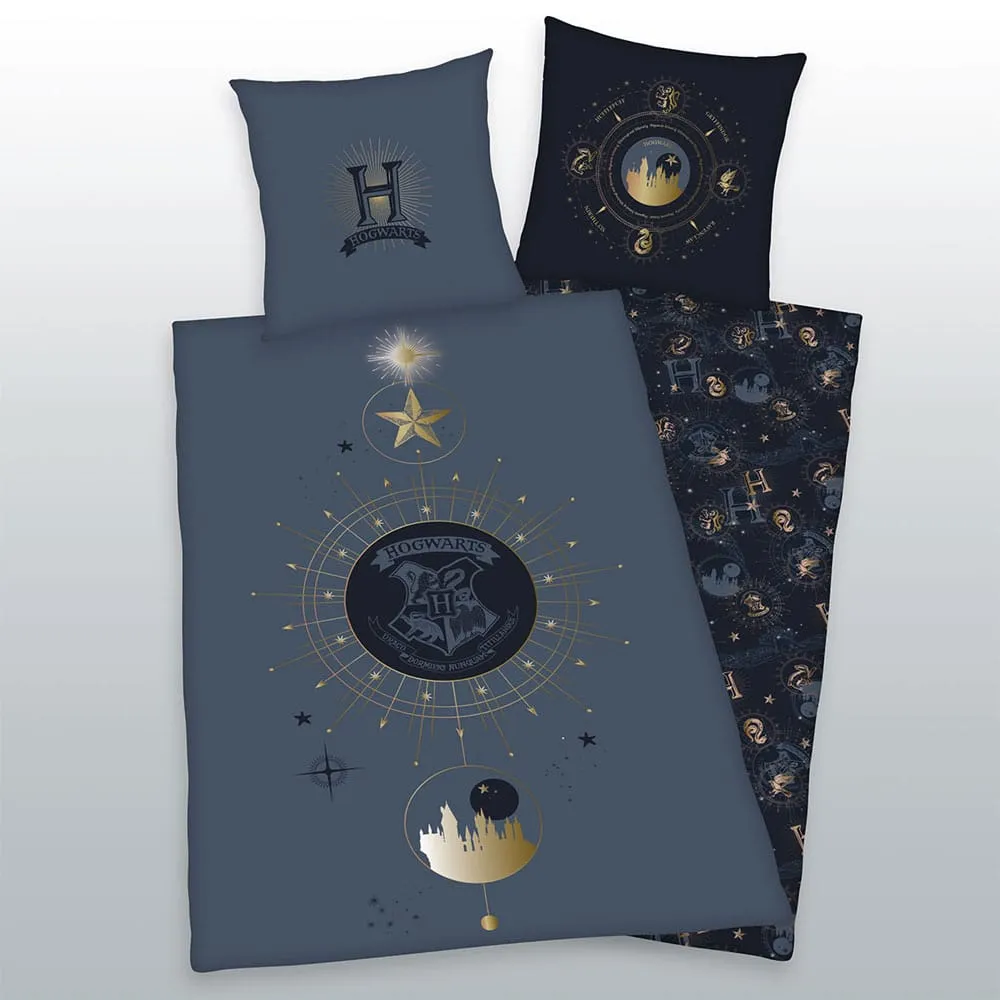 Timeless Treasure Harry Potter Duvet Set Hogwarts 135 x 200 cm / 80 x 80 cm