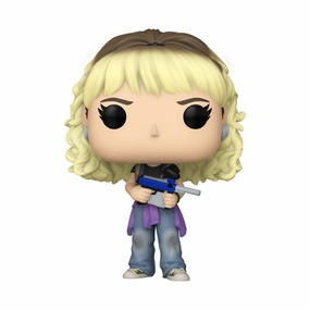 Party Decoration Cartoonish Design Funko POP! Vinyl Figur Michelle med Paintball Gun 9 cm