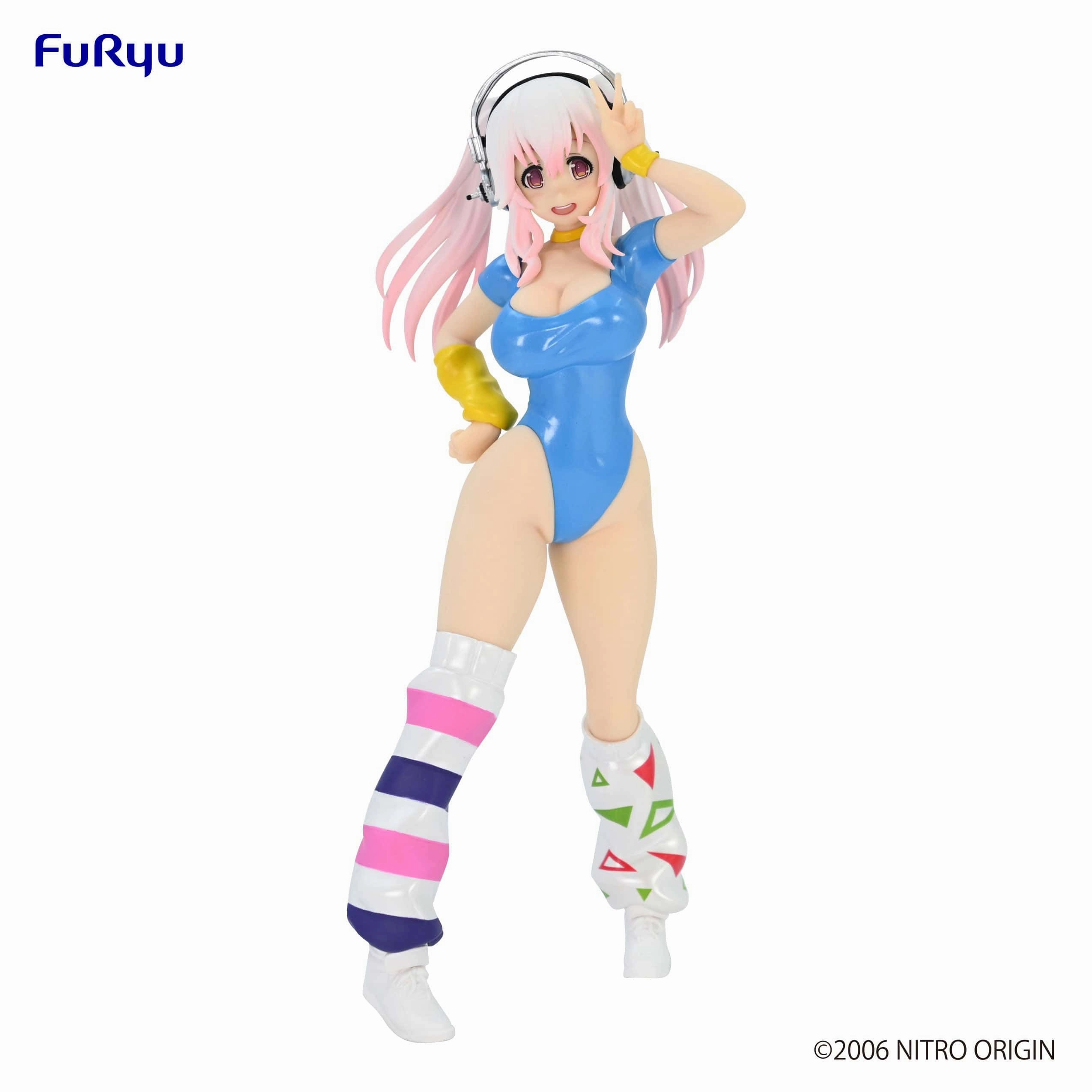 FURYU SUPER SONICO Concept Figure 80's Another Color Blue (rerun) Collectible Object Horror Icon