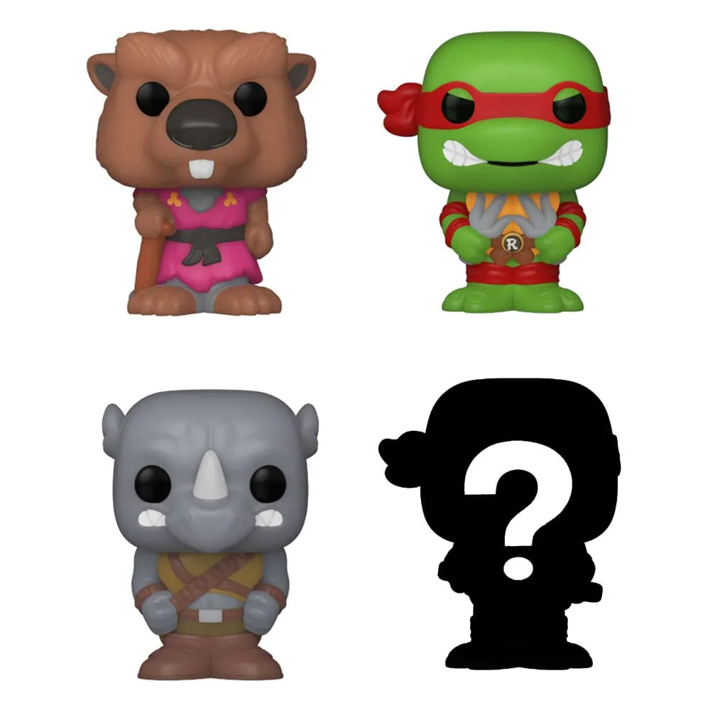 Superhero Article Imaginary Play Teenage Mutant Ninja Turtles Bitty POP! Vinyl Figur 4-Pack