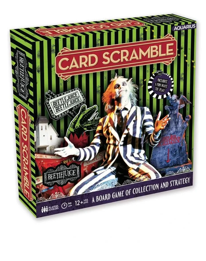 Beetlejuice Br?dspel: Card Scramble (Engelsk Version) Personalized Gift
