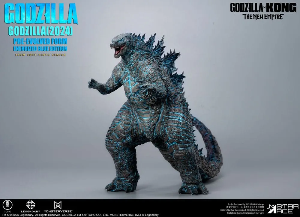 Sports Figure Godzilla vs. Kong: The New Empire Soft Vinyl Figur Godzilla (2024) Evolved Blue Edition 28 cm