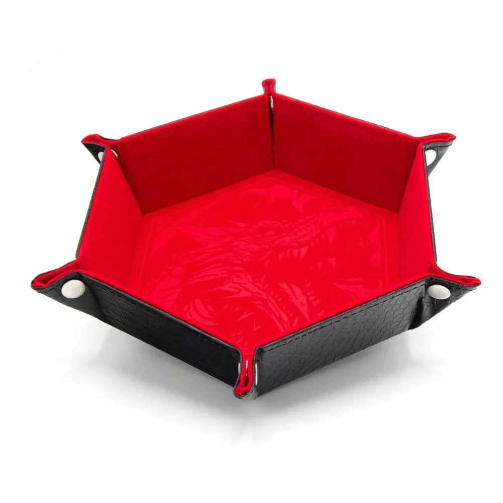 CritStones F?llbar T?rningsbricka Drakskinn Utg?van R?d Cyborg Design