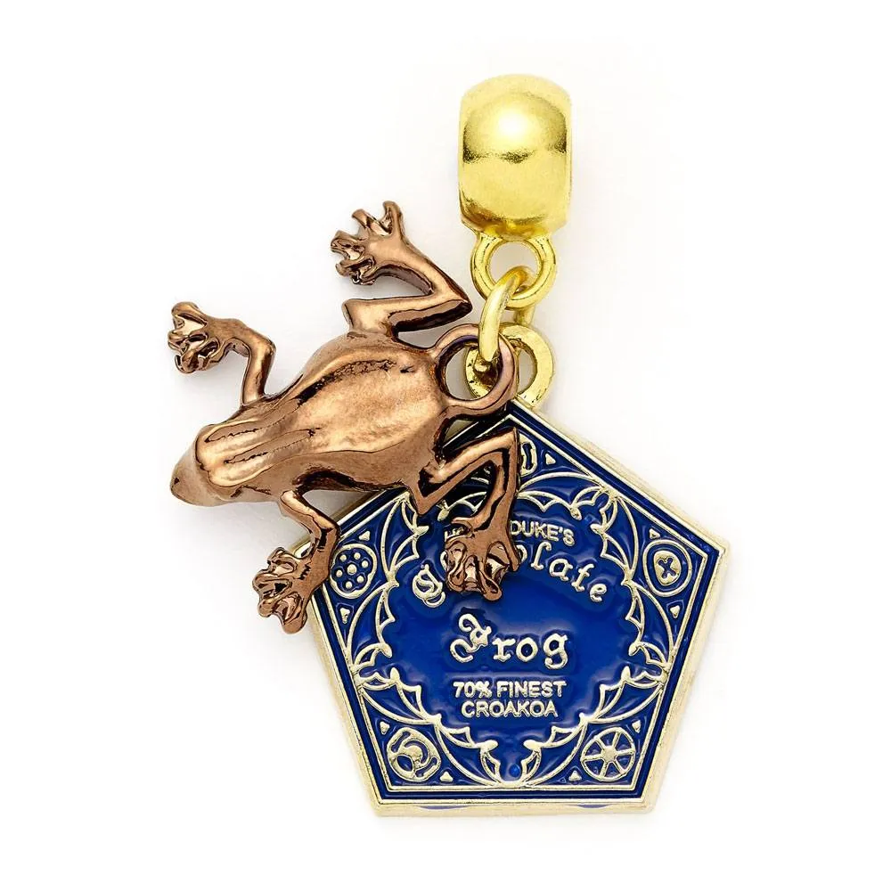 Harry Potter Charm Chocolate Frog (Guldpl?terad) Chrome Plated Superhero Object