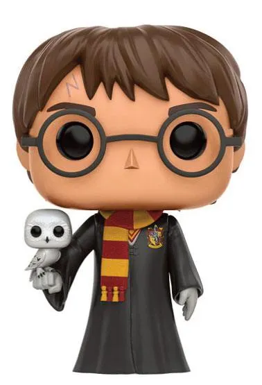 Harry Potter POP Movies Figur Harry med Hedwig 9 cm Animation Series Multi Pack