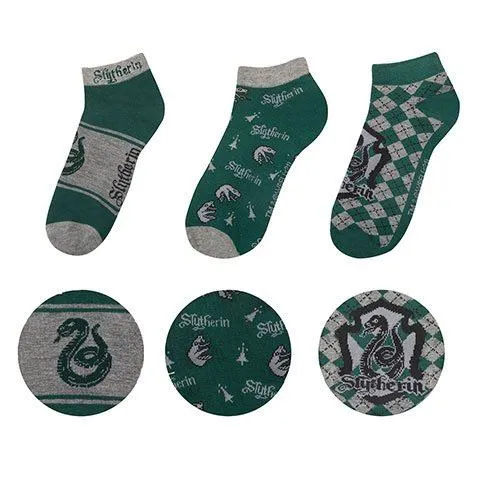 Limited Display PVC Creation Harry Potter Slytherin Ankelsockor 3-Pack