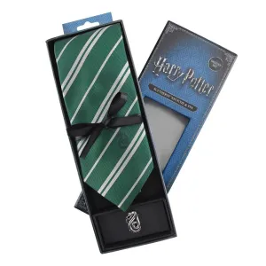 Harry Potter Slytherin Fluga och Metal Pins Deluxe Box High Quality